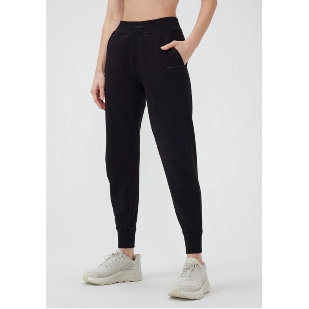Outdoor Voices Soft Cotton Joggers Sweatpants Black